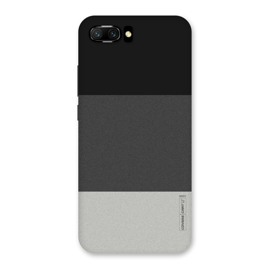 Pastel Black and Grey Back Case for Honor 10