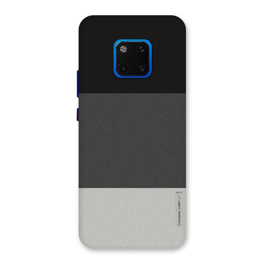 Pastel Black and Grey Back Case for Huawei Mate 20 Pro