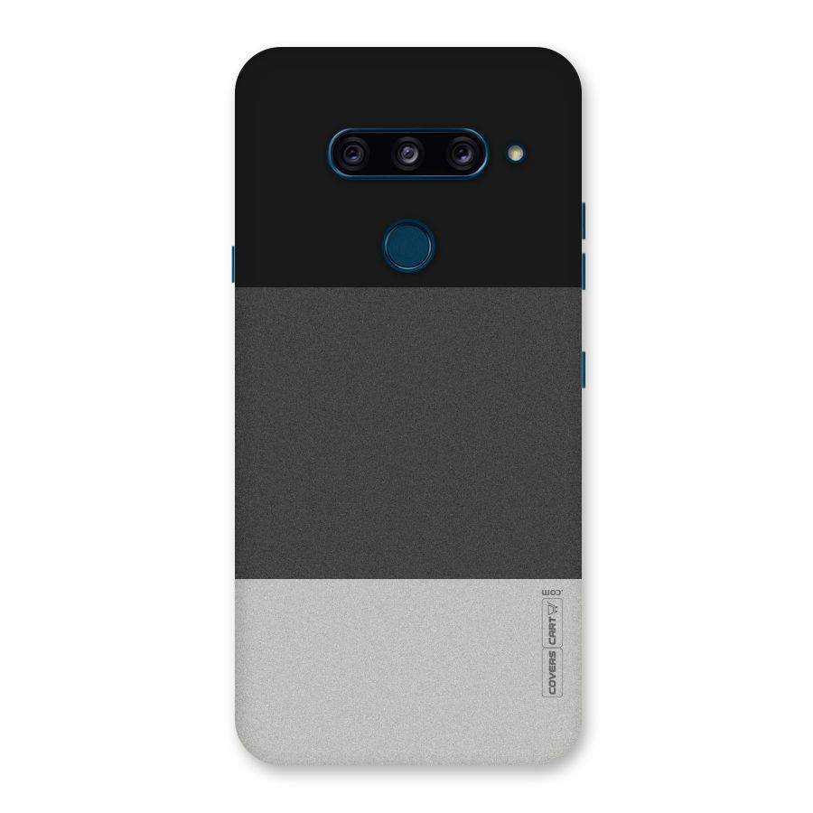 Pastel Black and Grey Back Case for LG  V40 ThinQ