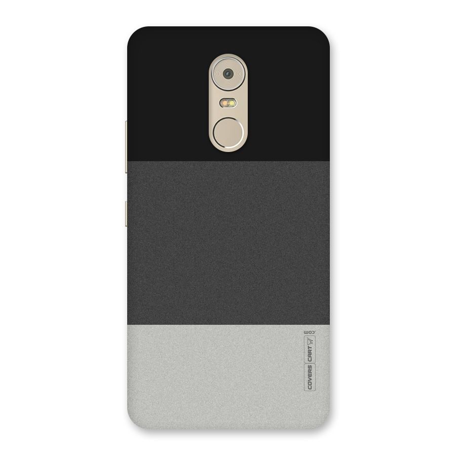 Pastel Black and Grey Back Case for Lenovo K6 Note