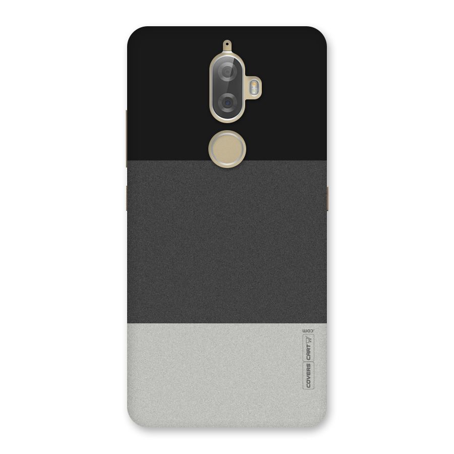 Pastel Black and Grey Back Case for Lenovo K8 Plus