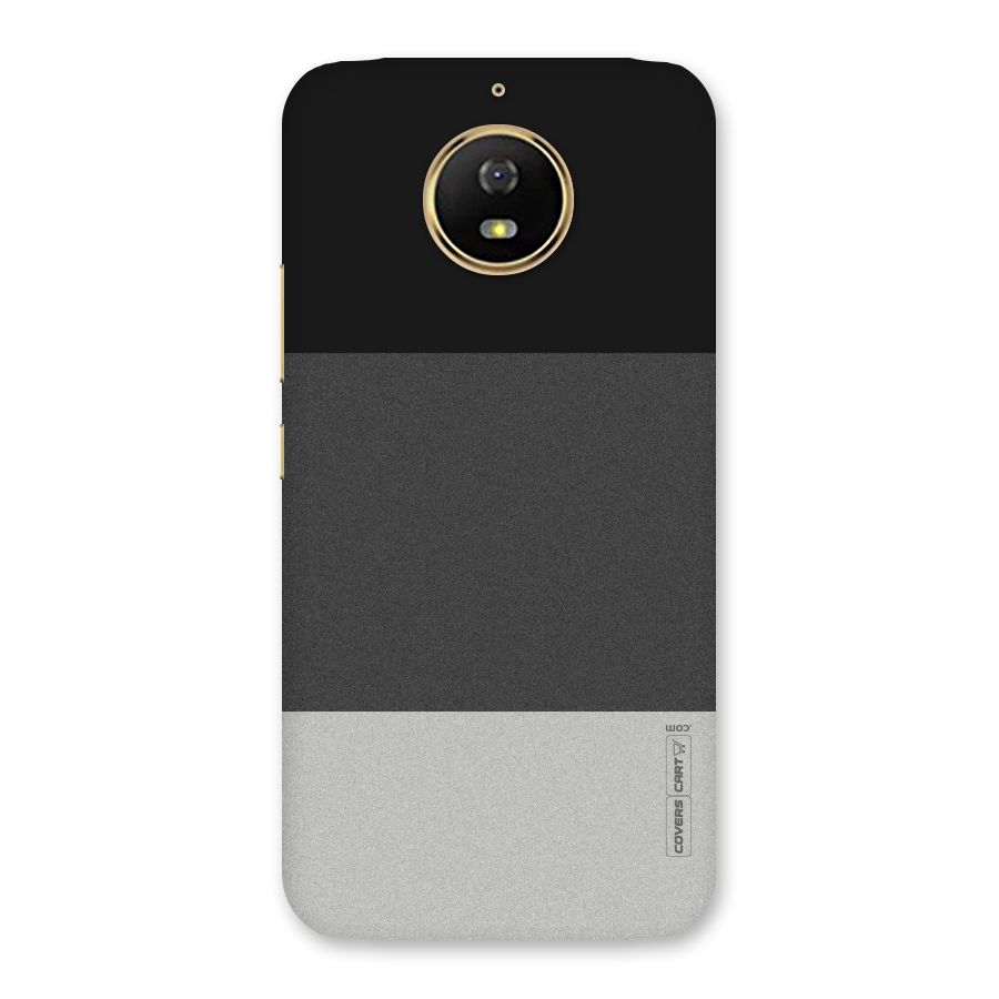 Pastel Black and Grey Back Case for Moto G5s