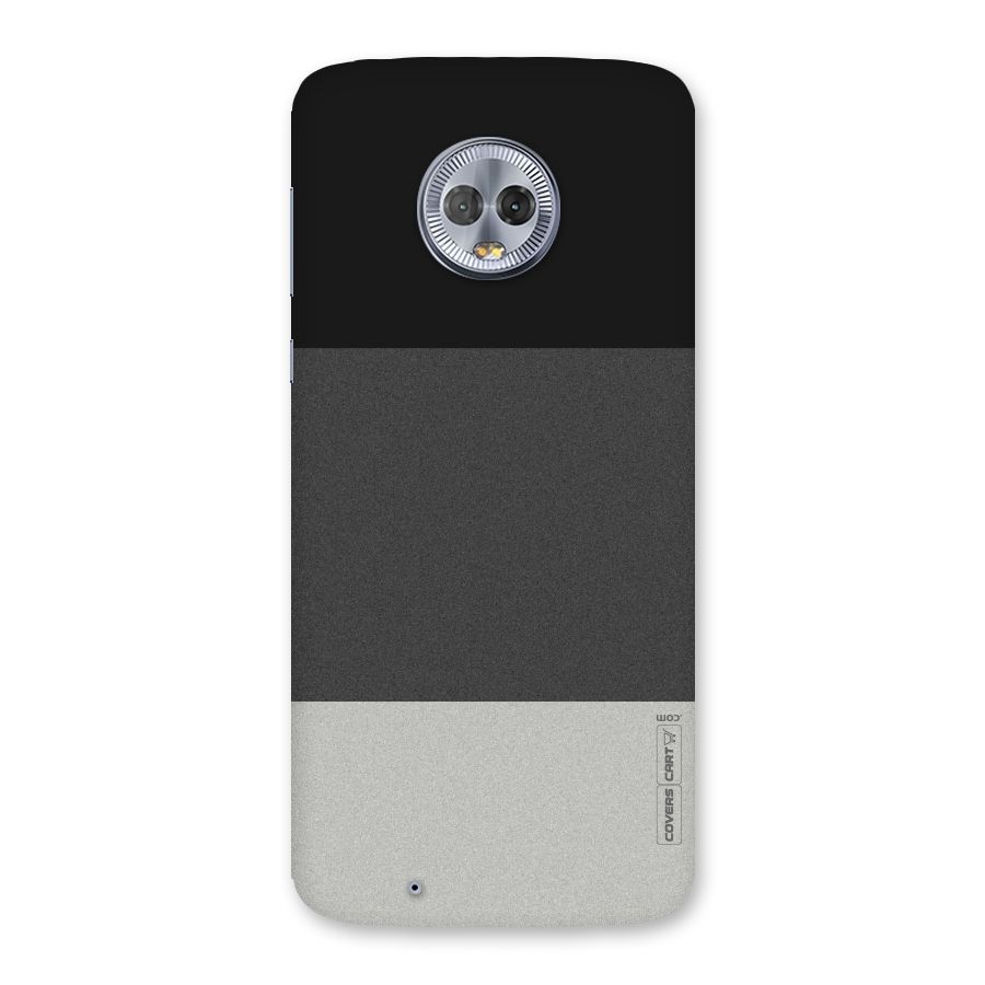 Pastel Black and Grey Back Case for Moto G6