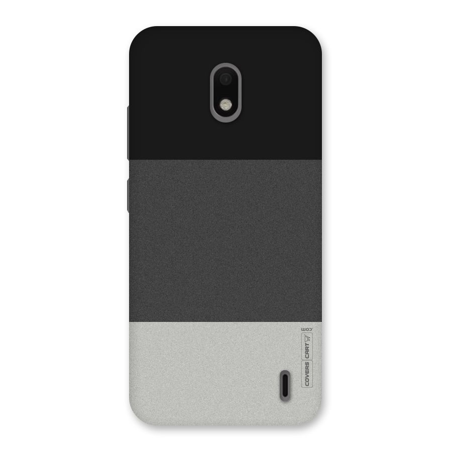 Pastel Black and Grey Back Case for Nokia 2.2