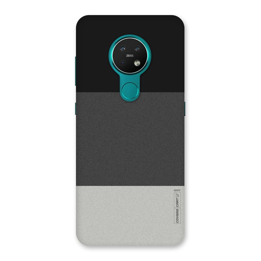 Pastel Black and Grey Back Case for Nokia 7.2