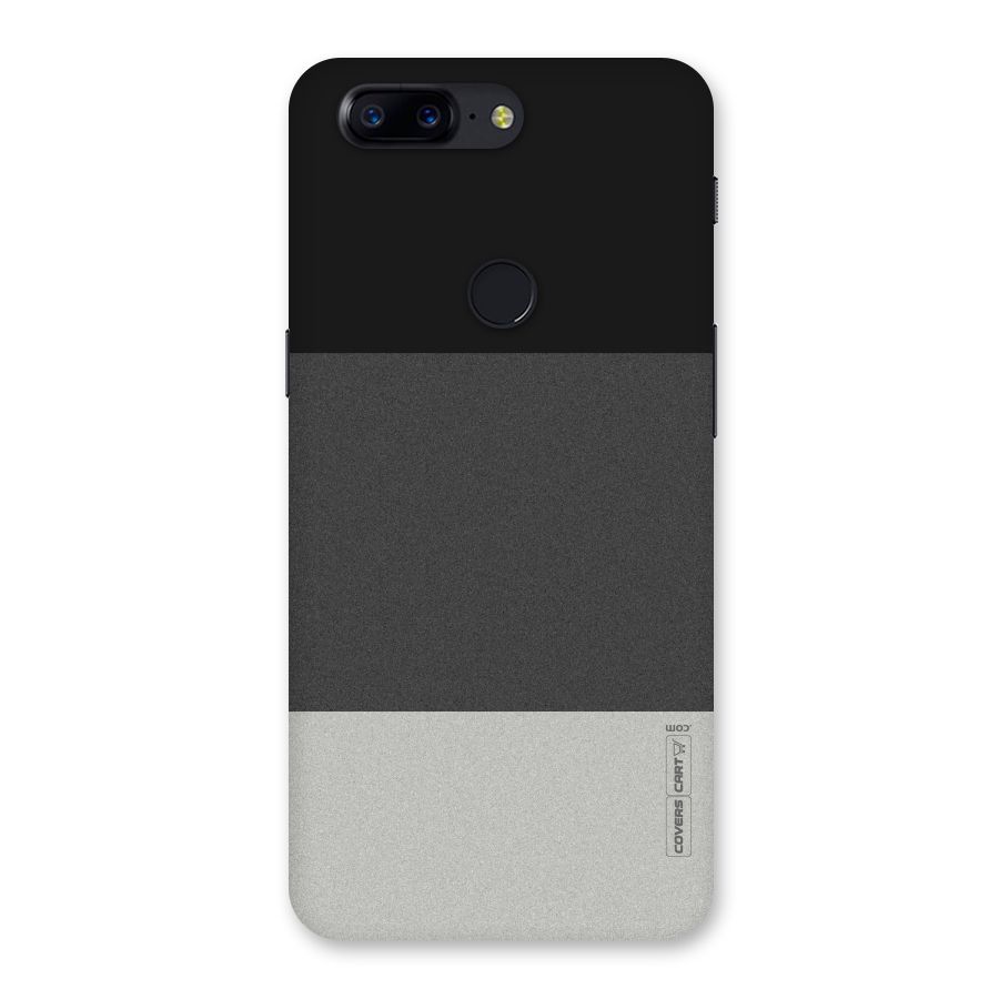 Pastel Black and Grey Back Case for OnePlus 5T
