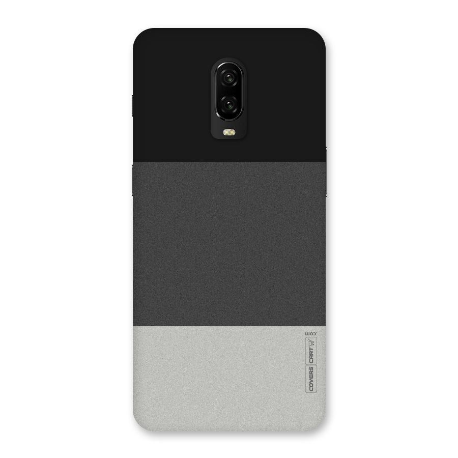 Pastel Black and Grey Back Case for OnePlus 6T