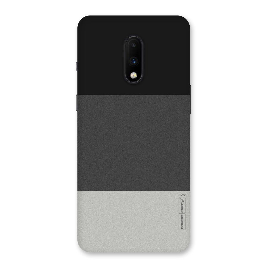 Pastel Black and Grey Back Case for OnePlus 7