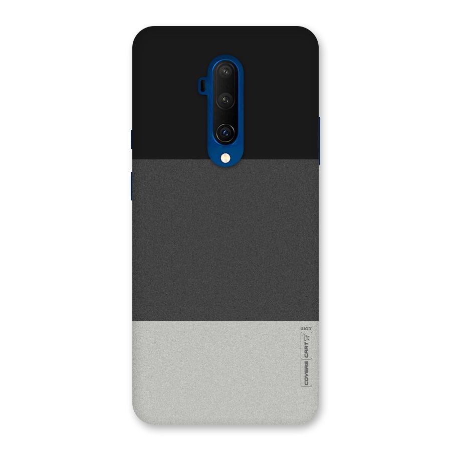 Pastel Black and Grey Back Case for OnePlus 7T Pro