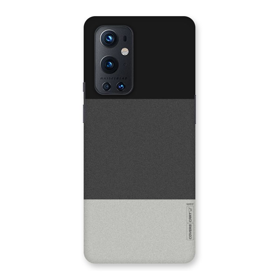 Pastel Black and Grey Back Case for OnePlus 9 Pro