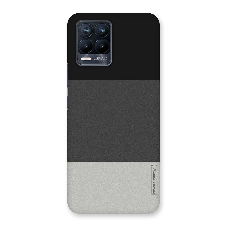 Pastel Black and Grey Back Case for Realme 8 Pro