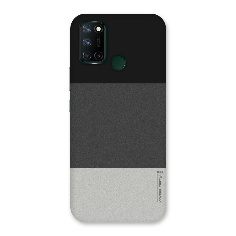 Pastel Black and Grey Back Case for Realme C17