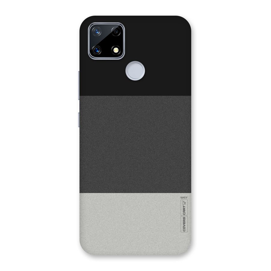 Pastel Black and Grey Back Case for Realme Narzo 20