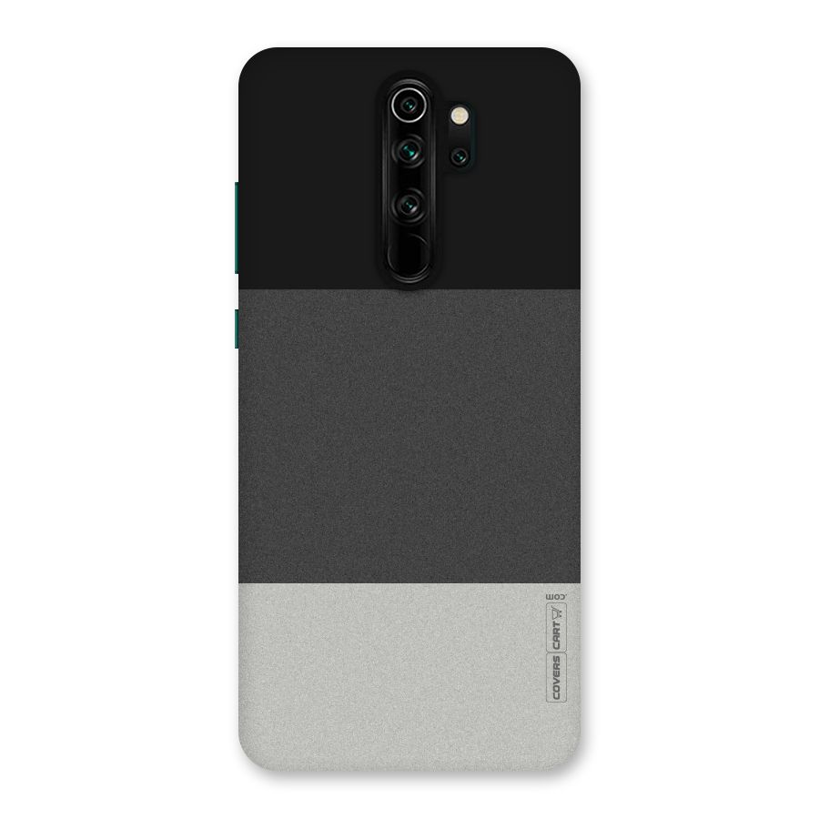 Pastel Black and Grey Back Case for Redmi Note 8 Pro