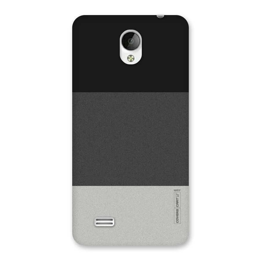 Pastel Black and Grey Back Case for Vivo Y21