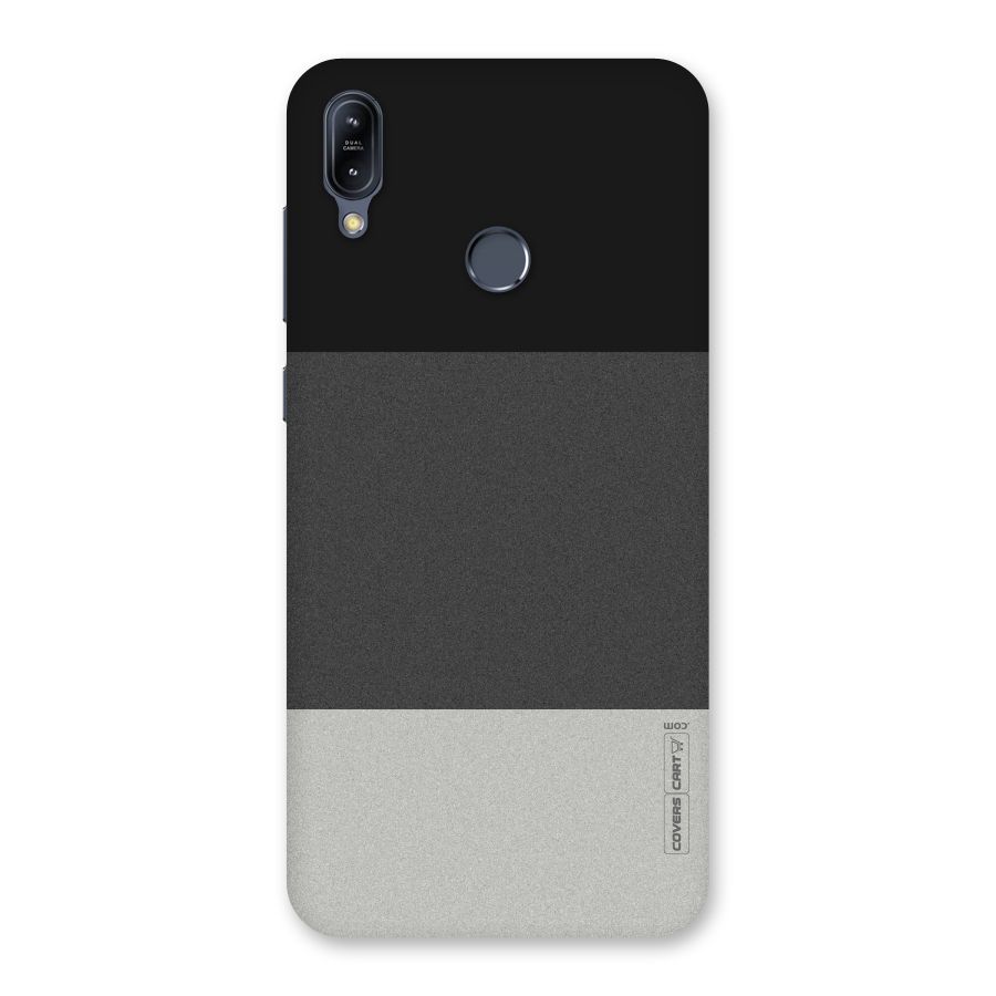 Pastel Black and Grey Back Case for Zenfone Max M2