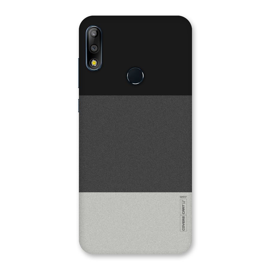 Pastel Black and Grey Back Case for Zenfone Max Pro M2