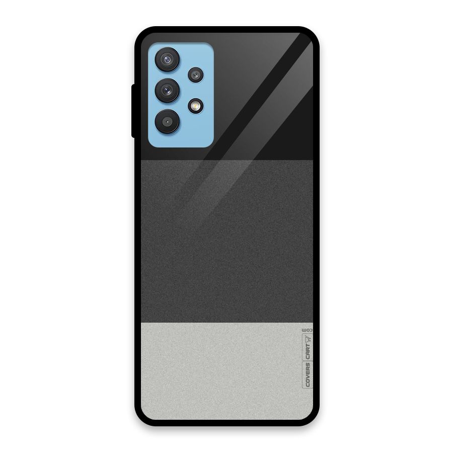 Pastel Black and Grey Glass Back Case for Galaxy M32 5G