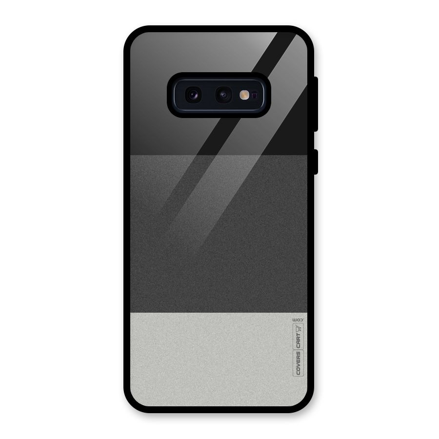 Pastel Black and Grey Glass Back Case for Galaxy S10e