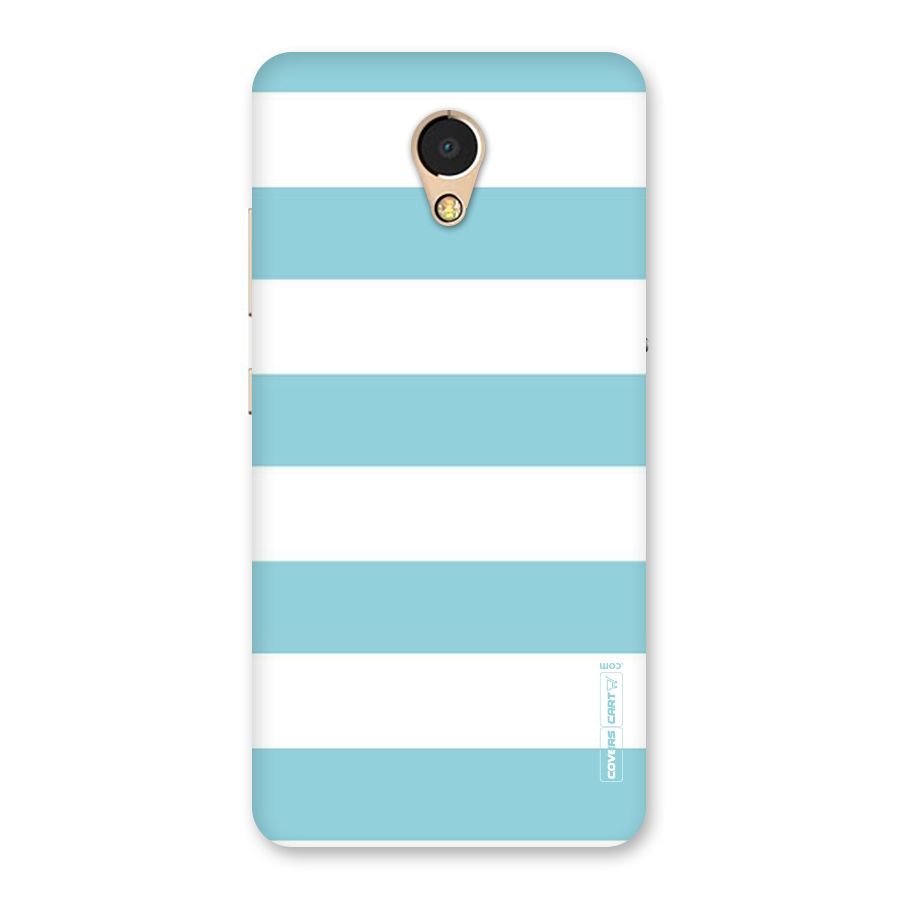 Pastel Blue White Stripes Back Case for Lenovo P2