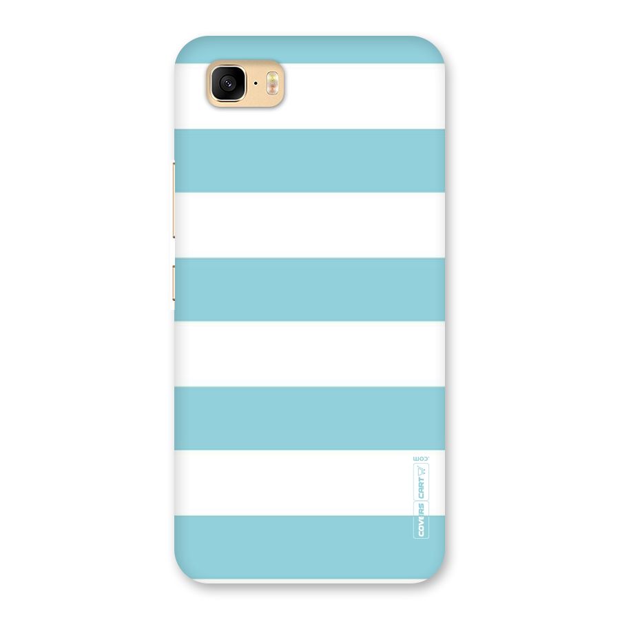 Pastel Blue White Stripes Back Case for Zenfone 3s Max