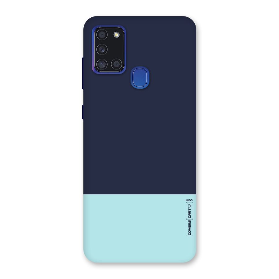 Pastel Blues Back Case for Galaxy A21s
