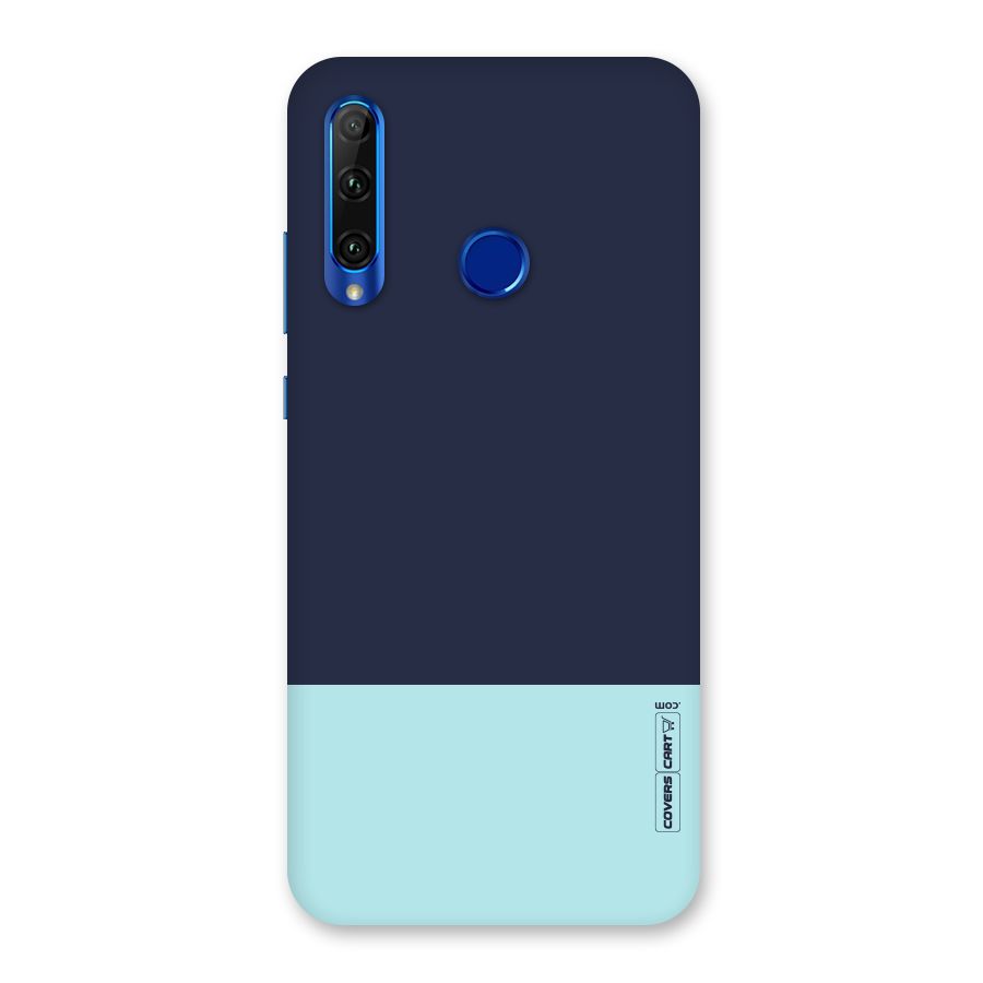 Pastel Blues Back Case for Honor 20i