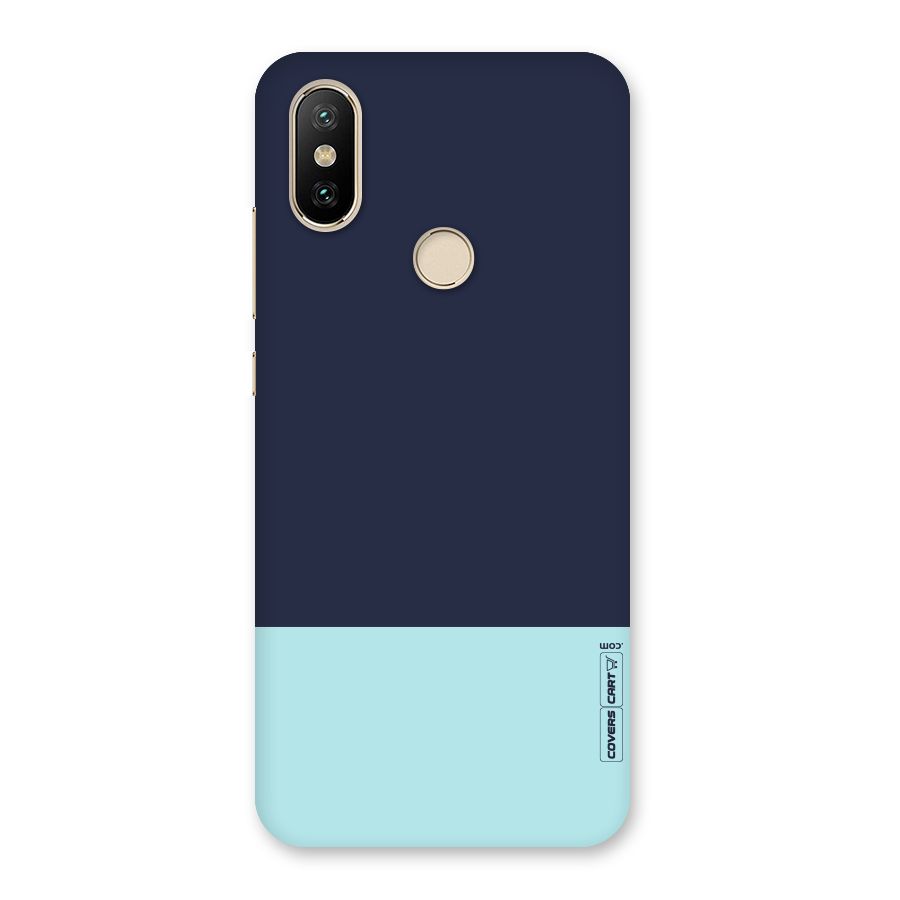 Pastel Blues Back Case for Mi A2