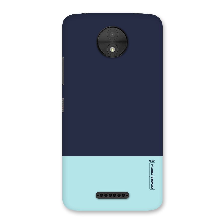 Pastel Blues Back Case for Moto C