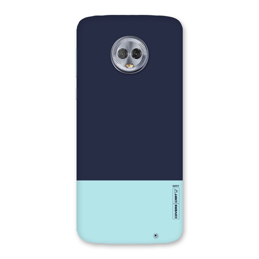 Pastel Blues Back Case for Moto G6 Plus