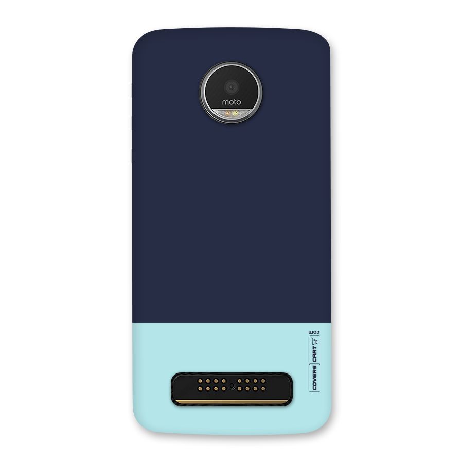 Pastel Blues Back Case for Moto Z Play