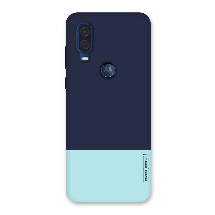 Pastel Blues Back Case for Motorola One Vision