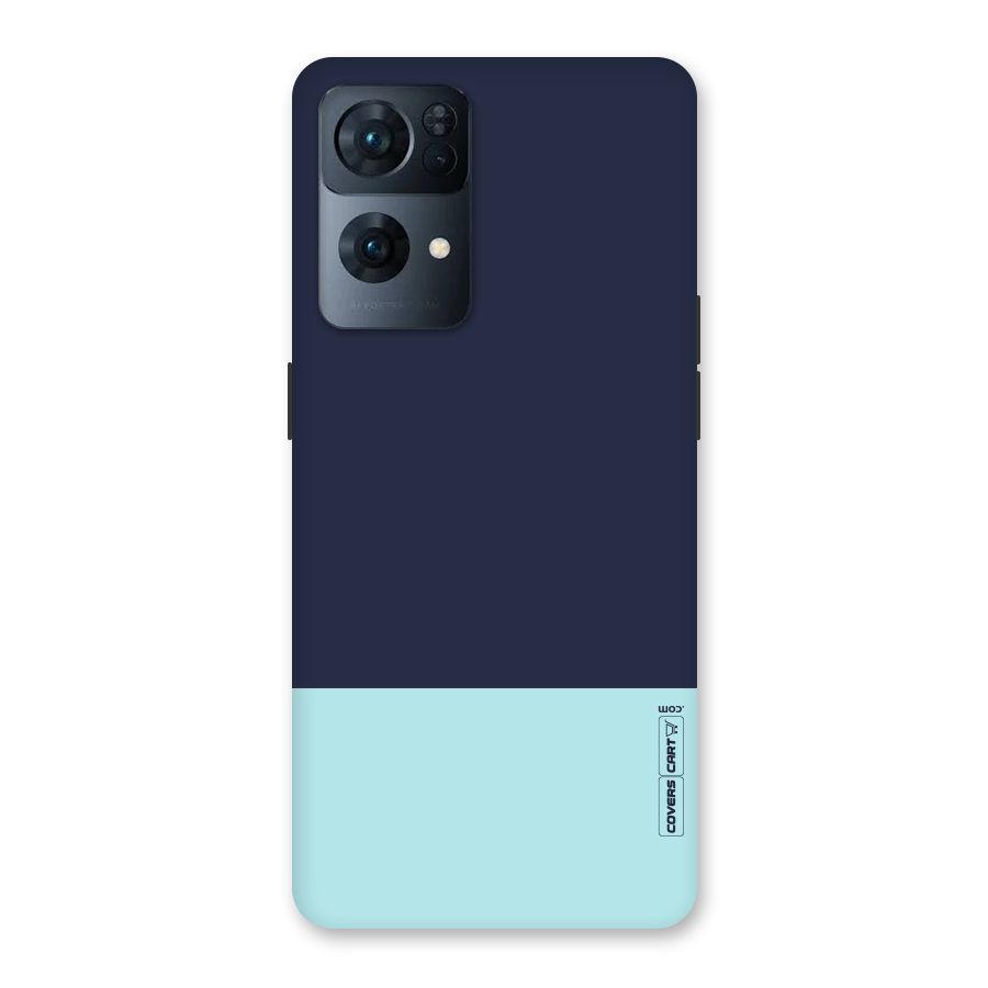 Pastel Blues Back Case for Oppo Reno7 Pro 5G