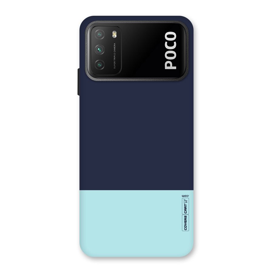 Pastel Blues Back Case for Poco M3