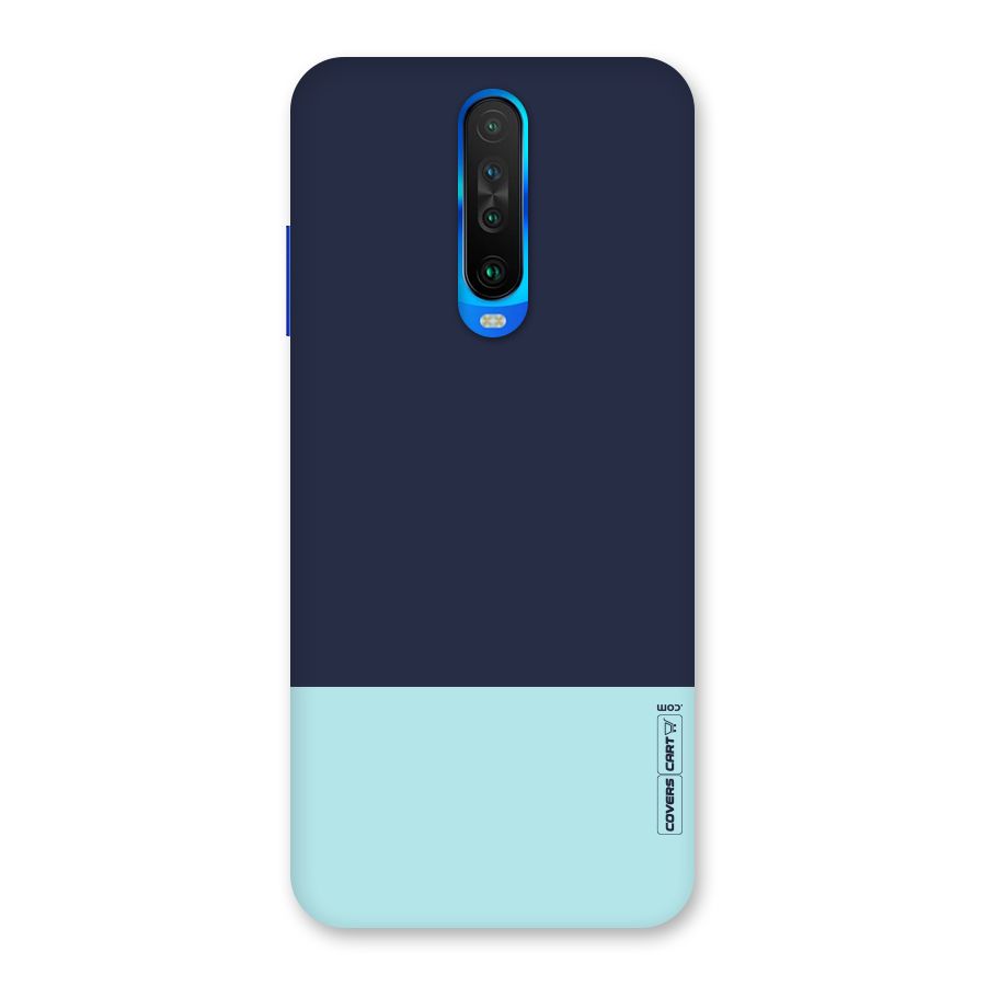 Pastel Blues Back Case for Poco X2