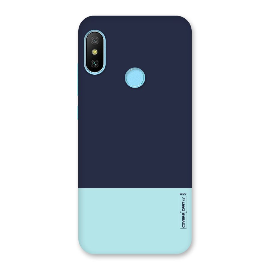 Pastel Blues Back Case for Redmi 6 Pro