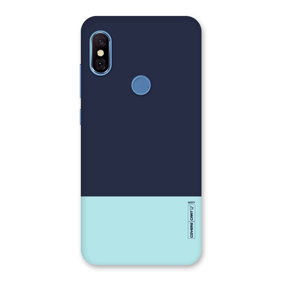 Pastel Blues Back Case for Redmi Note 6 Pro