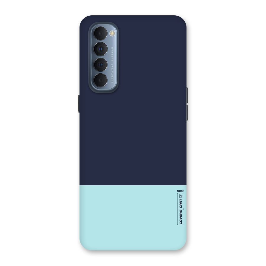Pastel Blues Back Case for Reno4 Pro