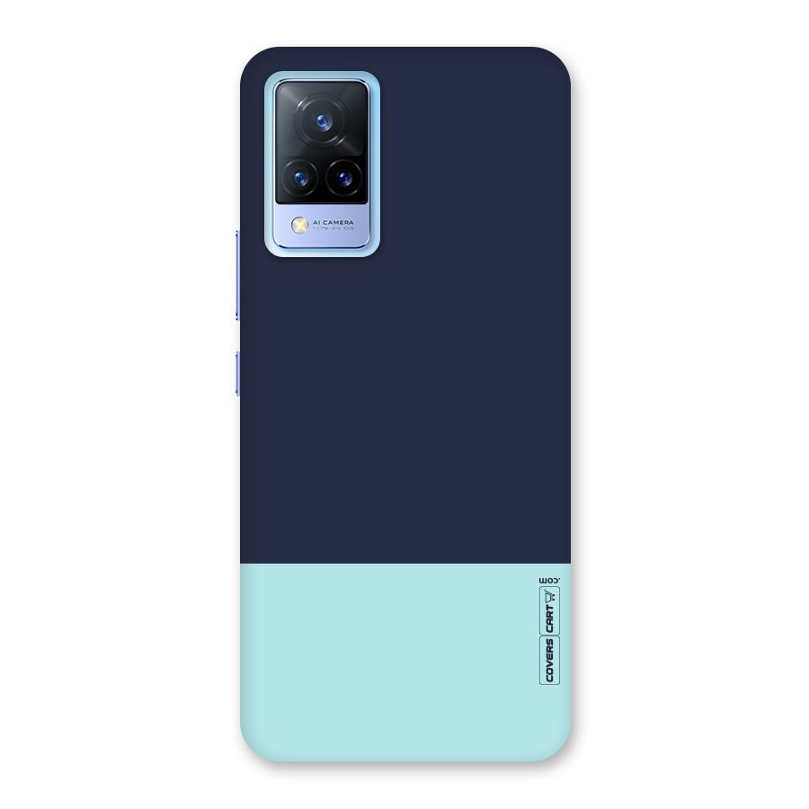 Pastel Blues Back Case for Vivo V21 5G