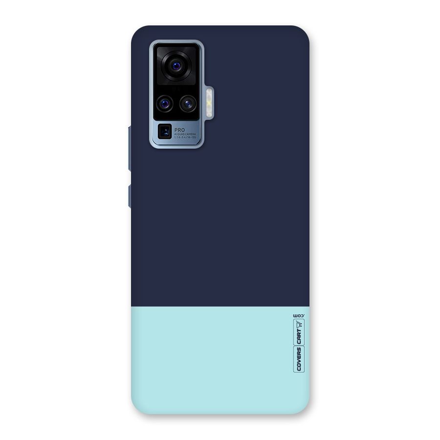 Pastel Blues Back Case for Vivo X50 Pro
