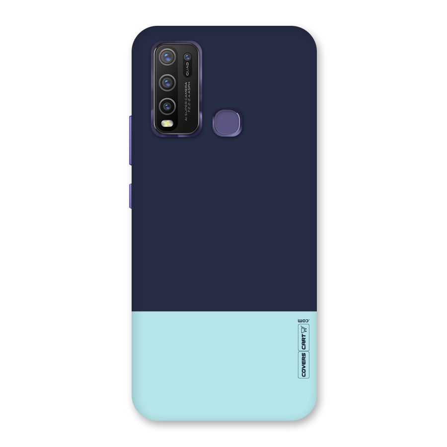 Pastel Blues Back Case for Vivo Y30