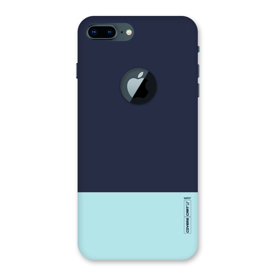 Pastel Blues Back Case for iPhone 7 Plus Logo Cut