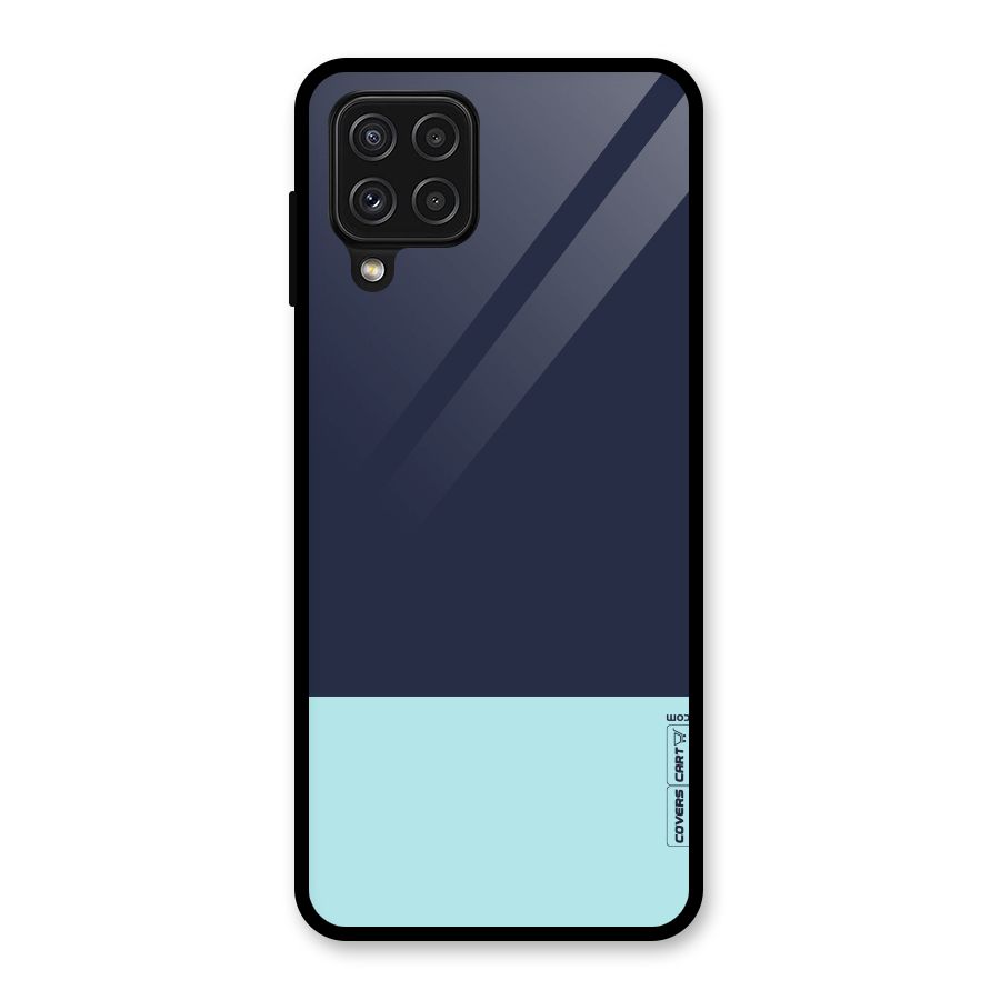 Pastel Blues Glass Back Case for Galaxy A22 4G