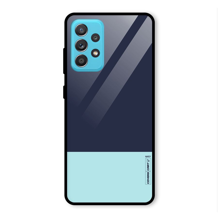 Pastel Blues Glass Back Case for Galaxy A52s 5G