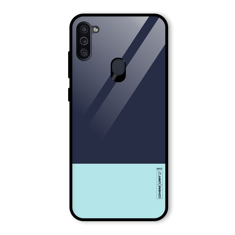 Pastel Blues Glass Back Case for Galaxy M11