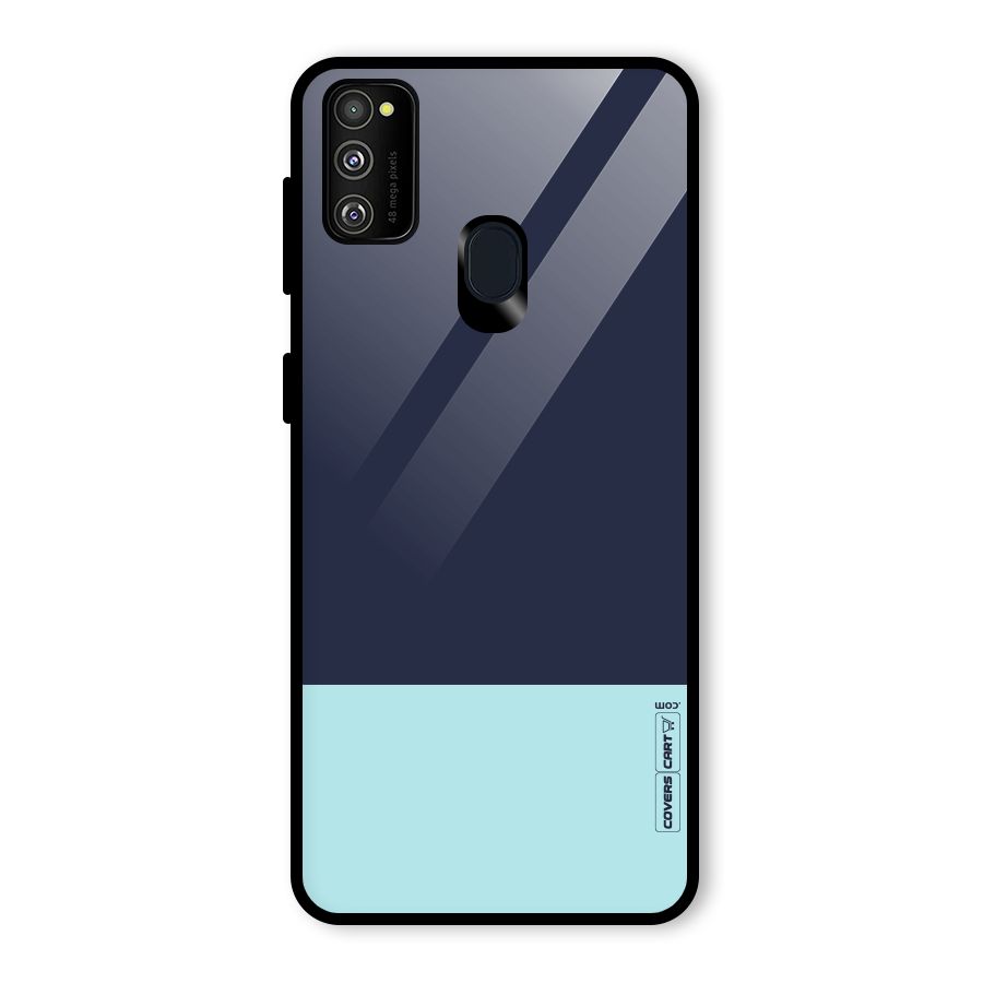Pastel Blues Glass Back Case for Galaxy M30s