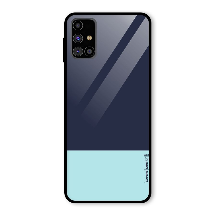 Pastel Blues Glass Back Case for Galaxy M31s