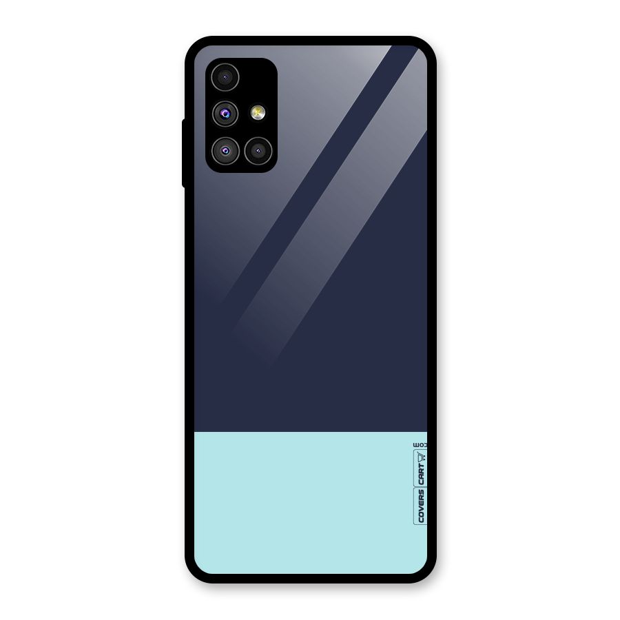 Pastel Blues Glass Back Case for Galaxy M51