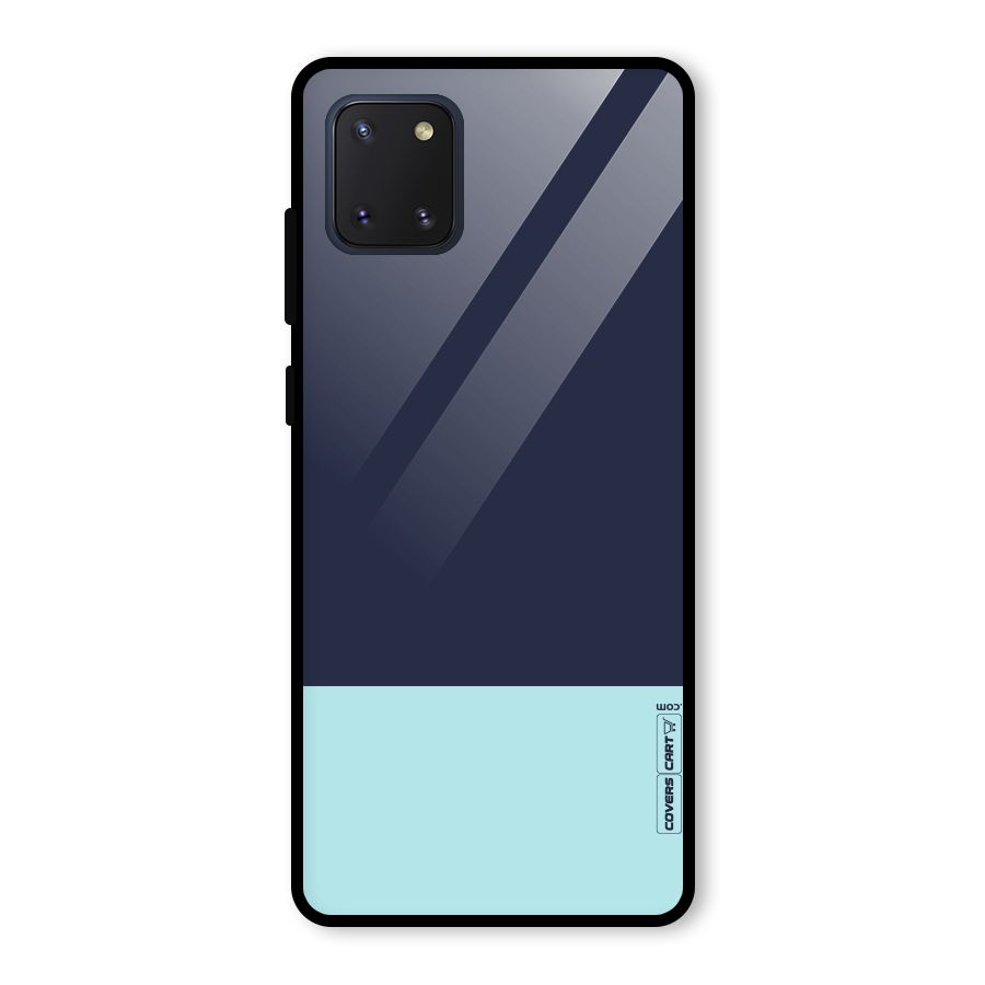 Pastel Blues Glass Back Case for Galaxy Note 10 Lite
