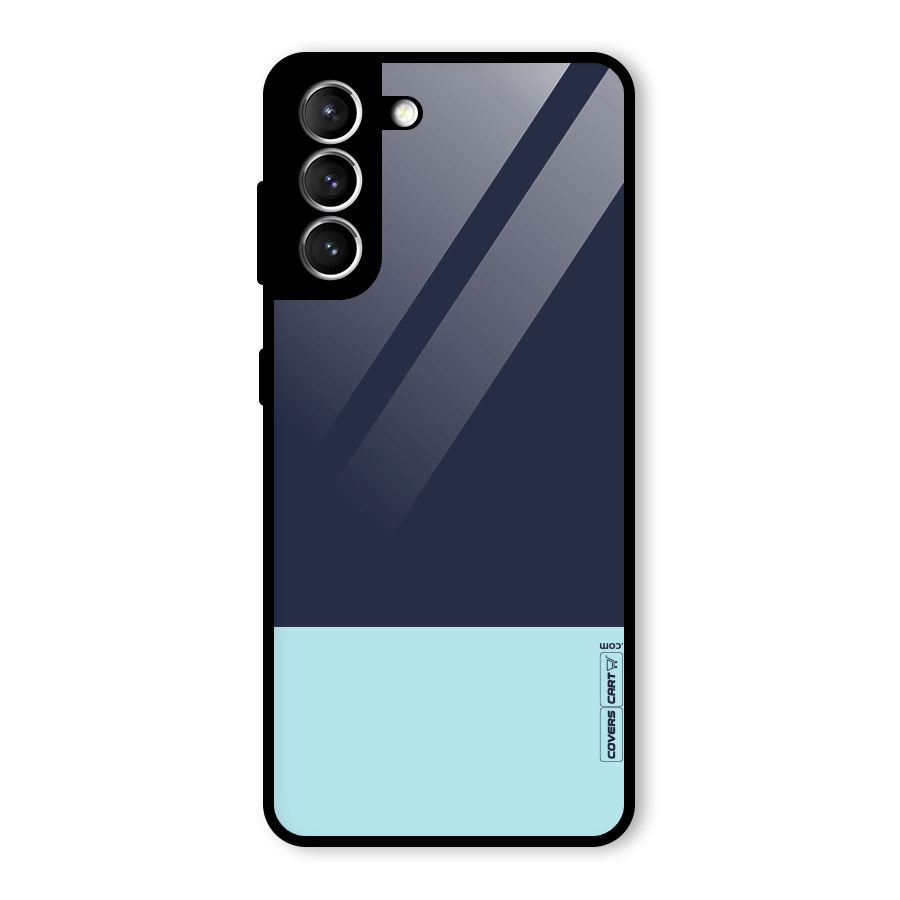 Pastel Blues Glass Back Case for Galaxy S21 5G